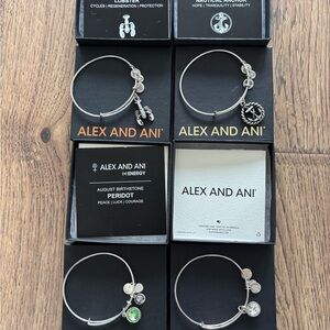 Alex and Ani Silver Charm Bangles with Accents
Retired Bracelets